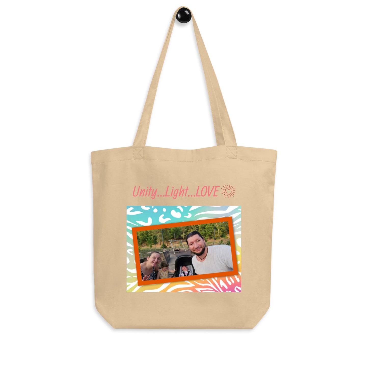 The Sheekoz Family Portrait Organic Cotton Eco Tote Bag