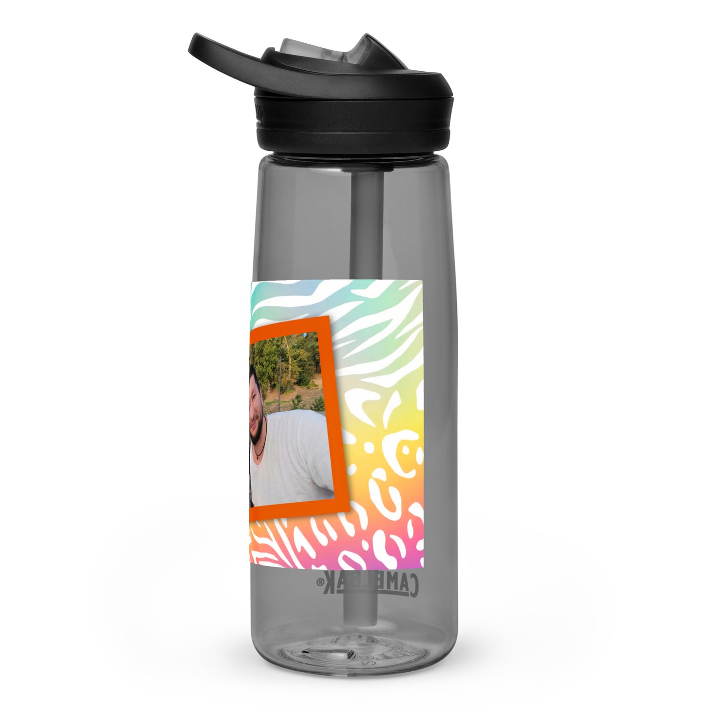 Sheekoz Family portrait sport water bottle