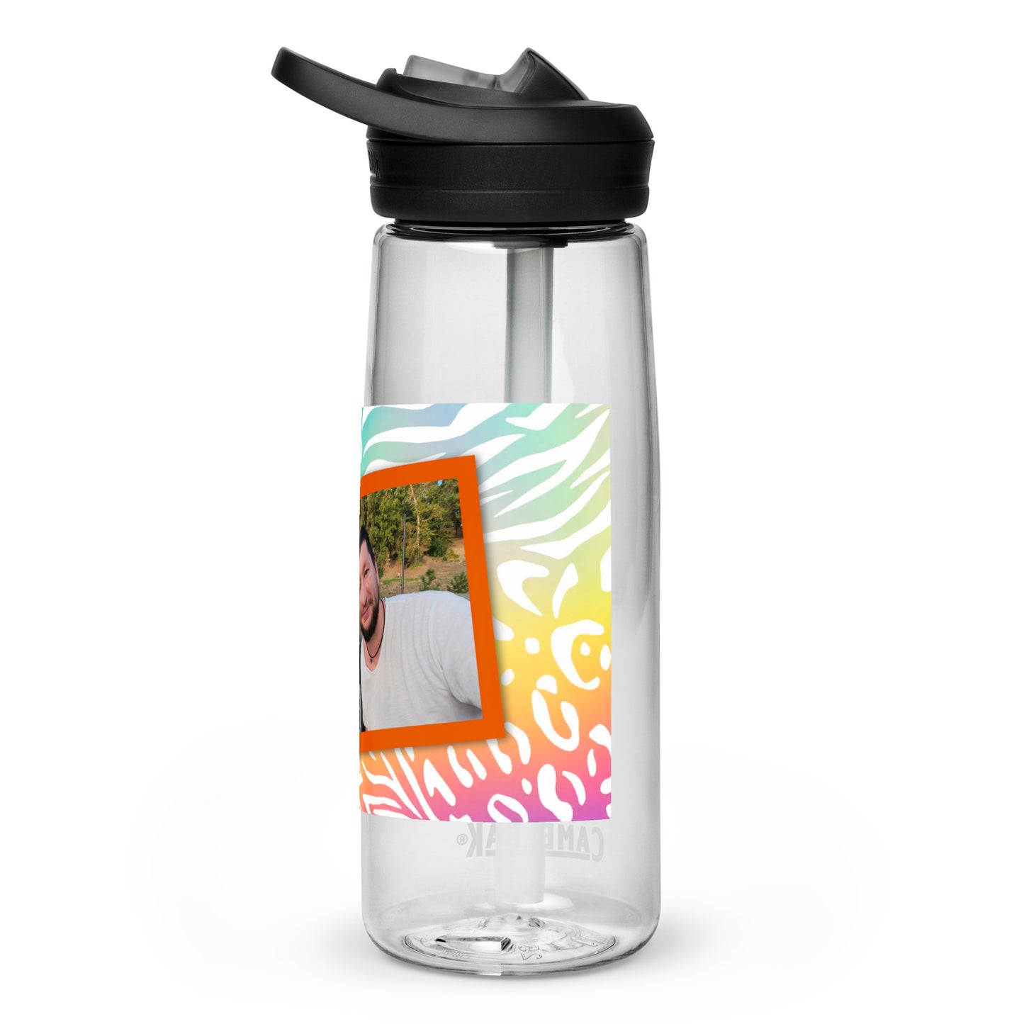 Sheekoz Family portrait sport water bottle