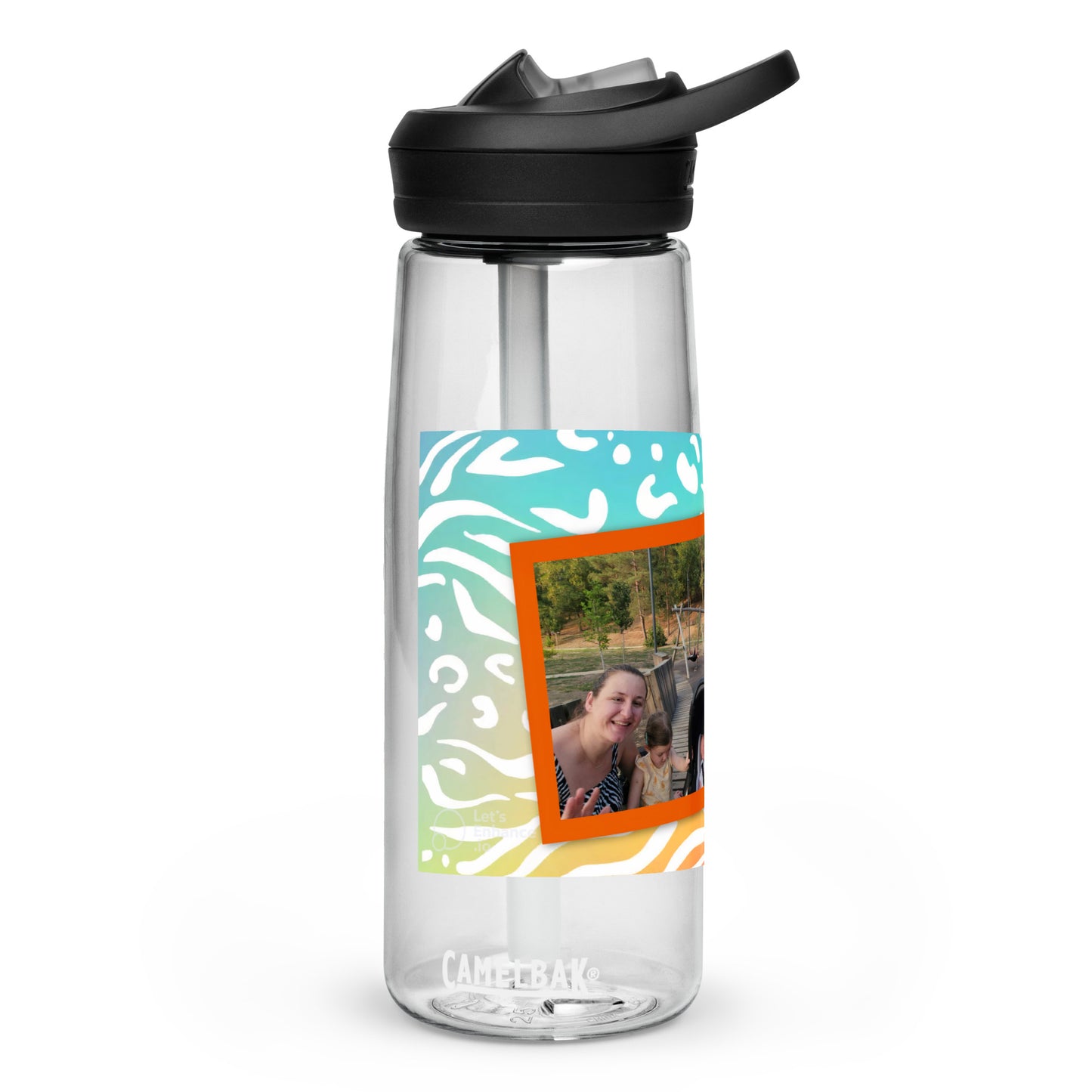 Sheekoz Family portrait sport water bottle