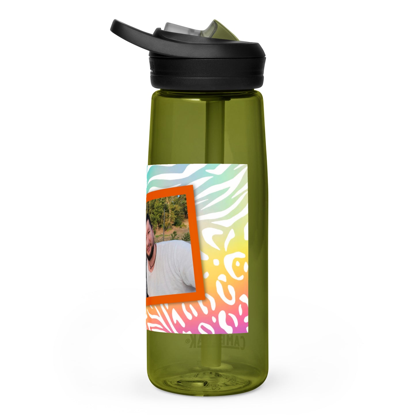 Sheekoz Family portrait sport water bottle