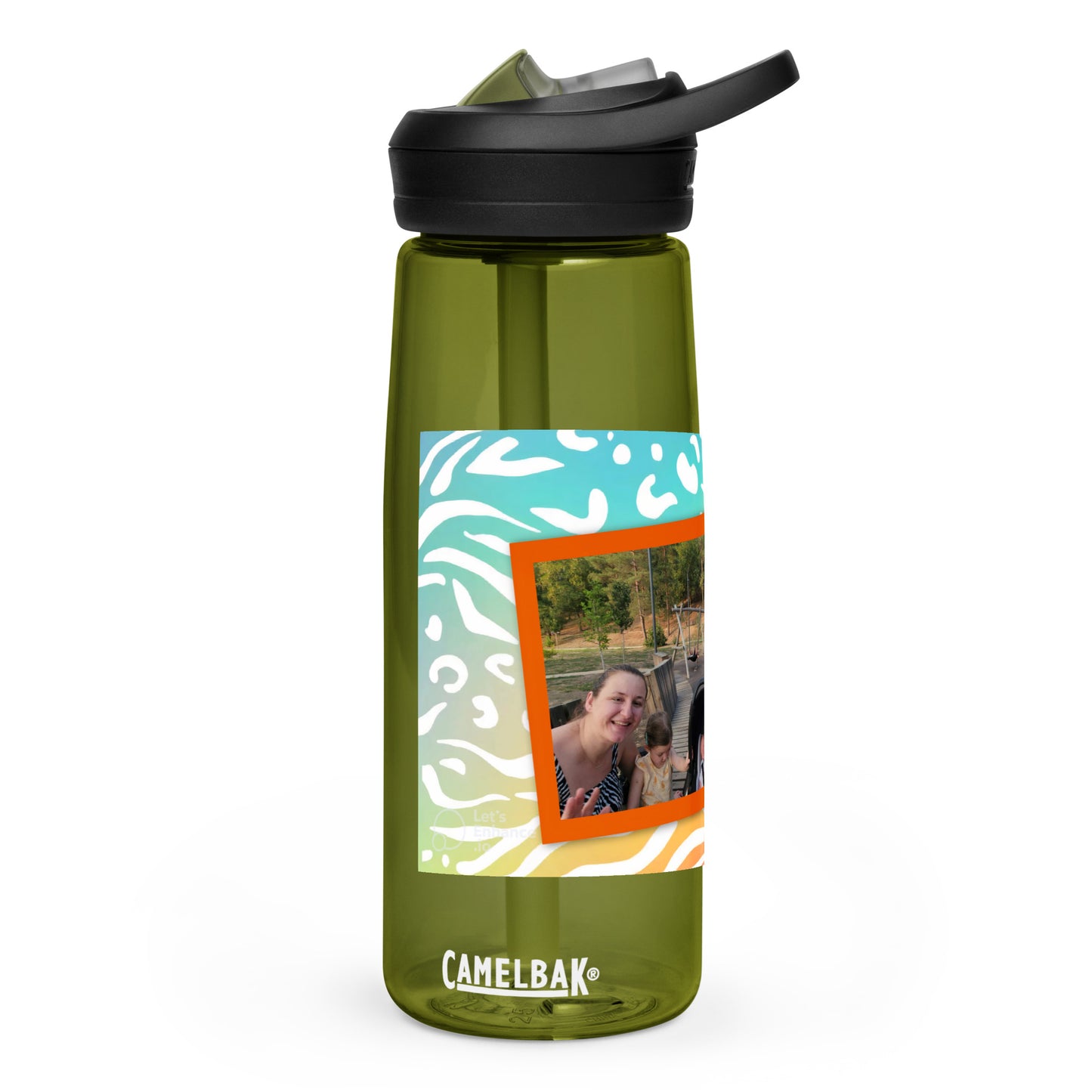 Sheekoz Family portrait sport water bottle